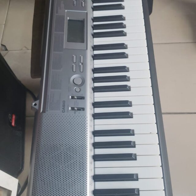 Cleanly Used Casio LK-120 61-Key Portable Keyboard with Key Lighting